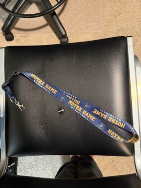 Blue & Gold Lanyard Key Holder